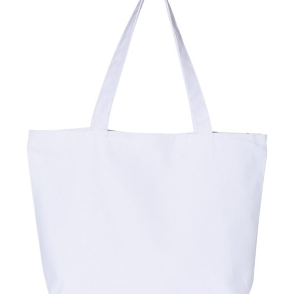 PVT LB HVY CANVAS ZIPPR TOTE Thumbnail