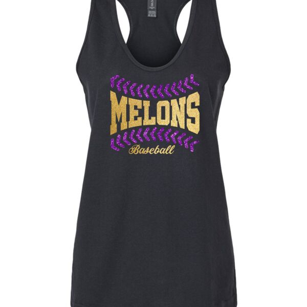 Melons Softstyle® Women’s CVC Racerback Tank Top Thumbnail